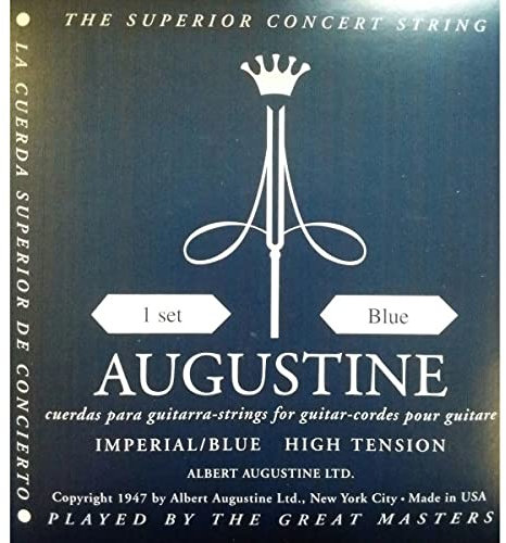 Augustine Konzertgitarrensaite, Kupferumwickelt, Imperial Blue