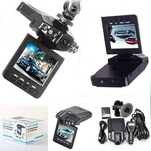 MINI DVR TELECAMERA PER AUTO VIDEOREGISTRATORE HD MONITOR LCD 2.5 VIDEO 6 LED CW174 (MICRO SD 16 GB INCLUSA)