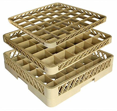Garcia de pou Casier De Lavage 36 Compartiments - Verres 50X50X10 Cm Beige Pp - 1 unités