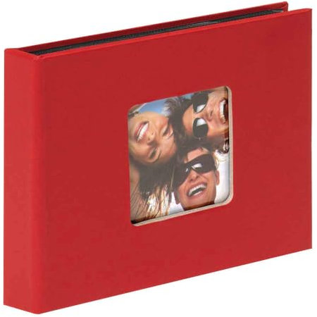Walther MA353R Mini-Album für 36 Fotos, 25,4 x 38,1 cm, Rot