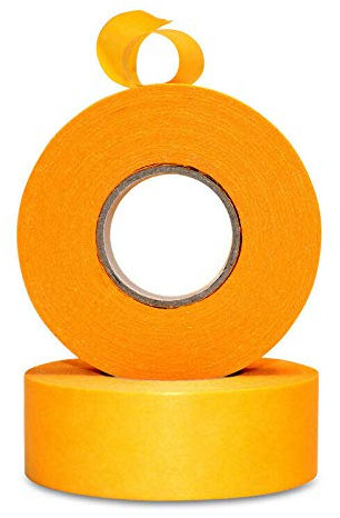 SUPERTOOL 2 x Abdeckband, 0,15 mm x 40 mm x 50 m, zum Malen und Dekorieren, starkes Klebeband, Masking Tape DIY