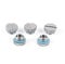 Water Cooling Plug Fitting, 5Pcs/Pack Brass G1/4 Thread Screw-In Water Stopper Plug for Computer PC Water Cooling System