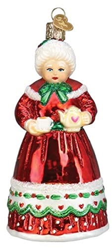 Old World Christmas Mrs. Claus Glass Blown Ornaments for Christmas Tree