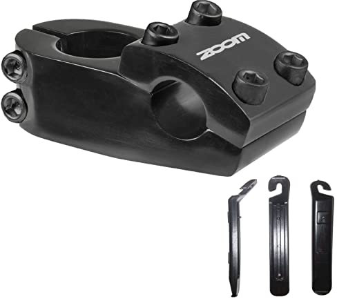 Zoom Ahead BMX Lenkervorbau Klemmung 22,2 mm Ausladung 50 mm Gabelschaft Ø 1 1/8 schwarz inkl. Reifenheber