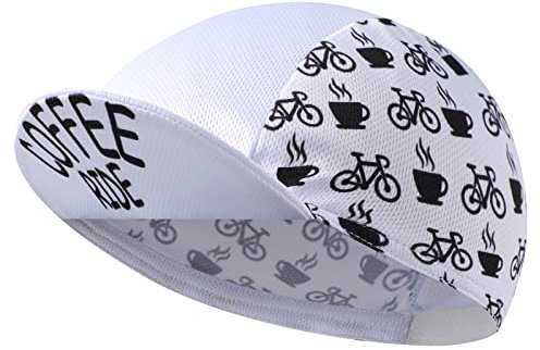 BikingBros Leichte Sommer Fahrradkappe mit UV-Schutz für - Radsport-Kappen für unter den Helm