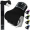 BEAST RAGE Boxbandagen Herren, Gelhandschuhe MMA 75 cm lang Boxbandagen elastisch, gepolstert Gel Innenhandschuhe Boxen, Boxsack, Training Muay Thai, Handbandagen Kinder (Schwarz, Kids Junior)