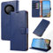 KKEIKO Cover per Honor Magic 5 Lite 5G / Honor X9A, Antiurto Custodia in PU Pelle con Slot per Porta Carte, Magnetico Protettiva Cover per Honor Magic 5 Lite 5G / Honor X9A, Blu