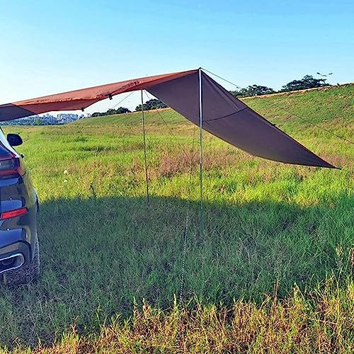Carpa trasera para coche toldo para tronco con sombrilla - 210D Oxford Cloth, 300 * 150 cm