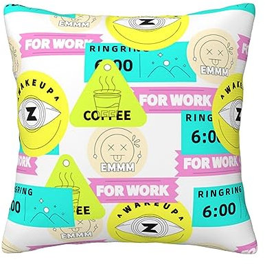 JCAKES Personalisierte Lables Kissenbezüge Nackenrolle Kissenbezug Wurfkissenbezüge Wurfkissen Für Sofa Wurfkissen Für Bett Große Kissenbezüge