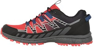 Mountain Warehouse Enhance Mens Waterproof Trail Running Shoes - Breathable, Soft, Comfortable & Durable Sneakers - for Spring Summer, Walking & Outdoors Active Red Adult Shoe Size 11