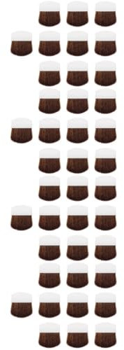 EXCEART 40 STK Mini-Bürste weicher Versorgung ziehen tragbare Zeichnung Malerei Wandpinsel Farbversorgung malen zubehör Gips Aquarellstift erröten Pinsel Kind Ballaststoff Weiß