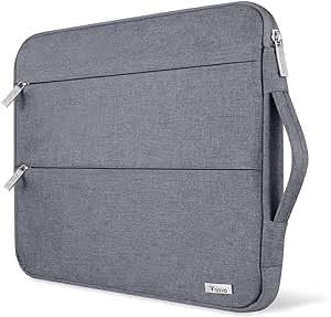 Voova Laptop Sleeve Case 14-15 Inch with Handle, Waterproof Slim Computer Cover Bag Compatible with MacBook Air M2/M3 15, MacBook Pro 15, 15” Surface Laptop 5/4, Hp chromebook 14,Grey