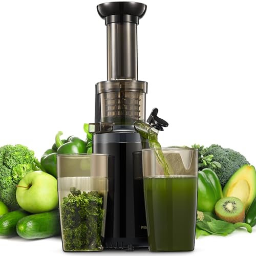 Juicer Machine, Reemix Cold Press juicer Machine Compact Size