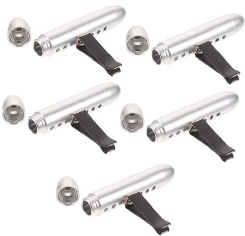 Mobestech 5stücke Auto Aromadiffuser Clip Hochwertiger Duftspender Für Auto Elegante Duftdekoration Für Männer Und Frauen Für Pkw Innenraum Und Unterwegs