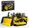 Mould King 15071 Technik Ferngesteuert Bulldozer Bausteine CAT D11 LKW Bauspielzeug Kran Baufahrzeug Klemmbausteine mit Motors für Kinder und Erwachsene (1508 Teile)