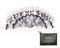 vogem 50 Stück Acryl Tunnel Dehnstab weiße Mit Muster Taper Dehnungstäbe Silikon Ohr Tunnel 1.6mm-12mm Damen Herren…