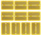 EPLZON Prototype Board Lötbares Breadboard Doppelseitig Leiterplatte PCB Circuit Board zum Schweißen von,DIY elektronische Artikel,Gelb(Packung mit 10 Stück)