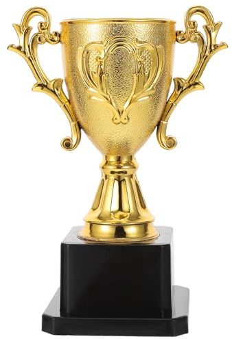 BESPORTBLE Set di bicchieri di ricompensa per bambini – trofei d'oro con piedistallo – ideale come premio per competizioni sportive ed eventi scolastici, perfetto per