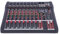 8-Channel Audio Mixer, Bluetooth USB Connection Studio Mixing Board Console with Three-Band Equalizer