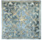 Carreaux de plafond décoratifs en étain, Panneaux muraux orientaux légers, PL70 Bleu or 10 pièces