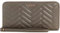 GUESS Anning Grand Portefeuille zippé Taupe foncé Taille Unique