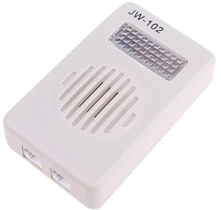 Sonnerie Externe Pour Téléphone Portable,Amplificateur De Sonnerie De Téléphone Portable - Rehausseur de volume avec bouton panique léger 70 dB | Sonnette pour personnes âgées, indicateur lumineux d'a