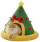 Bettmatte für Haustiere Weihnachtskatzekatzenbett Flauschig, Katzenkorb Katzenkissen KuschelhöHle Katze Katzenkorb Donut-Kuschelbett,Katzenhaus Indoor Hundebett Kleine Hunde (M, Christmas tree)