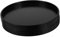 PRETYZOOM 1 Satz Holzpalette Serviertablett Rund Runder Tabletttisch Rundes Tablett Aus Holz Runde Tabletts Für Couchtisch Dekoratives Tablett Rund Rundes Serviertablett Aus Holz Black 2st