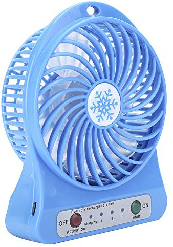 Pequeños Ventiladores para Dormitorio, Mini Ventilador de Escritorio, Cama de bebé Portátil, Ventilador para Asientos de Coche, Mini Ventilador Recargable por USB, Ventilador