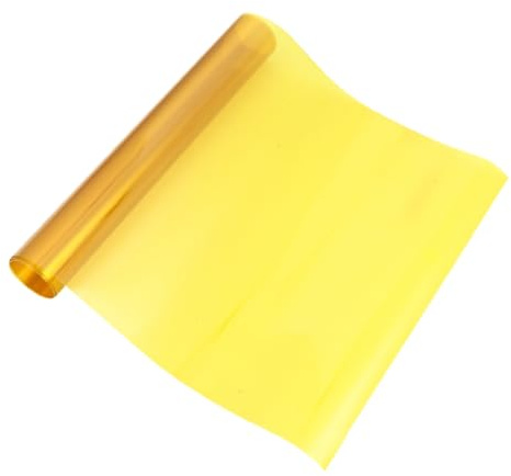 GAROZATION Gel Fotofilm mit Sonnenuntergangs Effekt Leichte Kunststoff Farbfolie für Kameraobjektiv als Lichtdiffusorfolie Beim Fotoshooting Gelbe Transparente Folie