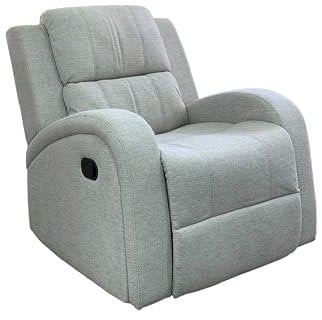 ASTAN HOGAR Sillón Mecedora Relax con Reclinación Manual, Tapizado en Microfibra, Modelo Sam AH-AR50000AR