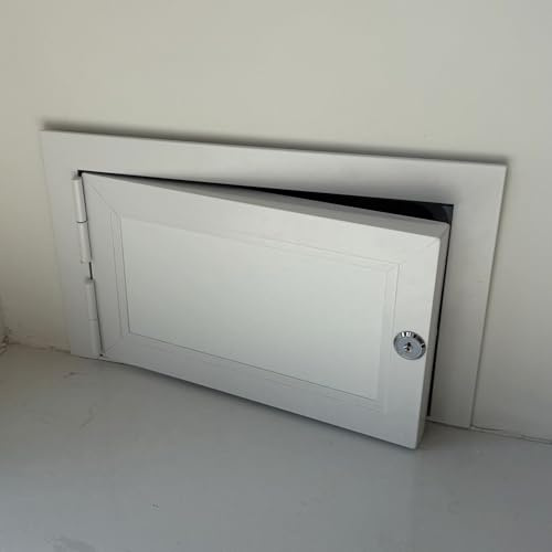 Innovz Wand Aluminium Wartungsklappe 30x50 35x85 60x60 60x70 65x80 70x75 cm, Weiß Revisionsklappe Zum Verdecken von Kabeln/Rohren, Revisionsdeckel Revisionstür(WxH(30x70cm))