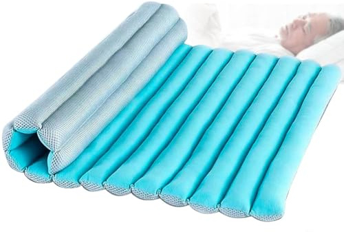 Generisch Anti-Dekubitus-Matratze für Ältere Menschen Und Behinderte, Patientenversorgung Zur Behantidekubitus Hilfsmittel für Bettlägerige Patienten Kissen Wechseldruckmatratze,Blue a,90×70cm