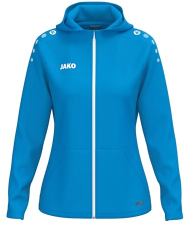JAKO One Kapuzenjacke – Atmungsaktive Sportjacke für Damen aus 100% Polyester, mit weichem Micro-Fleece, ideal für Sport und Freizeit