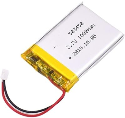 1000mah 503450 3,7v 1 pz