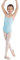 Bloch Dance Gymnastikanzug für Mädchen, mittelhohe Rückenpartie, Mädchen, pastellblau, 2-4