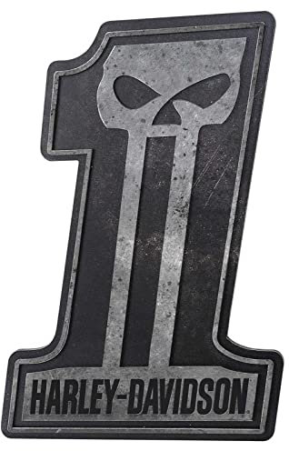 Harley-Davidson #1 Skull Pub Sign HDL-15312