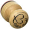 Rayher Stempel Holz, Herzlichen Dank, rund, 3 cm ø, Motivstempel Holz, Holzstempel, Butterer Stempel, Rundstempel mit Holzgriff, 28938000