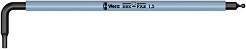 Wera 05022600001 1.5 x 90 mm 950 SPKL Metric Hex Key - Silver