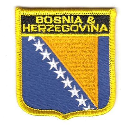 Wappen Aufnäher Patch Bosnien Herzegowina Fahne NEU