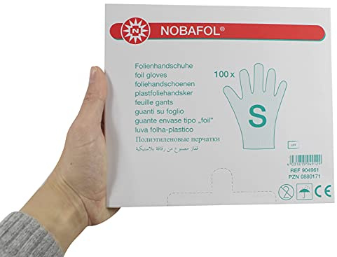 Nobafol 100 Stück Folienhandschuhe Nobamed (Größe: small)