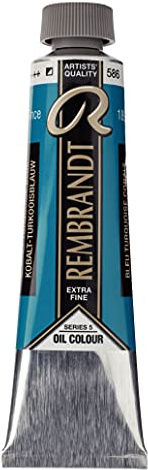 Rembrandt Oil Colour Tube 40 ml Cobalt turquoise blue 586 (01055862)
