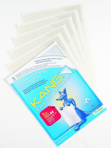 Sticky'Fold A4 selbstklebende Sichthülle transparent 5St