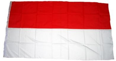 Flagge Fahne Schützenfest rot / weiß 150 x 250 cm FLAGGENMAE®