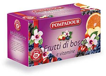 Pompadour Infuso Mix Frutti di Bosco, 20 Bustine