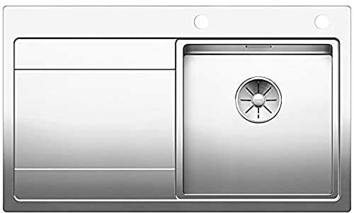 Blanco 521658 | Fregadero de cocina de acero inoxidable DIVON II 45 S-IF | Color : Acero inoxidable