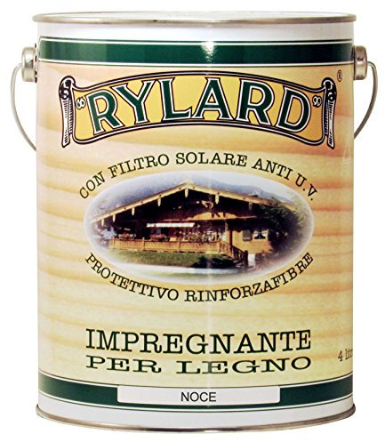 Rylard IMN4 Impregnante per Legno, Noce, 4000 ml