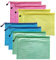 A5 Document Folder File Zipper Bags Plastic Wallets Folder Extra Thick 8PCS (A5 Zip Bag)