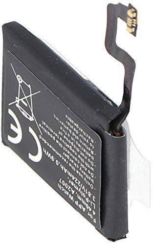 AccuCell - Batería para Apple Watch 4 (40 mm, A2007, polímero de litio, 3,81 V, 224 mAh, 0,9 Wh, sin herramientas)