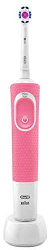 Oral B D1004131WPK Oral-b Vitality 100 crossaction Brosse électrique, 1 poignée, 1 tête, rose